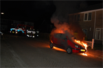 Prio 1 Brand Wegvervoer Auto Kievitstraat Kollum